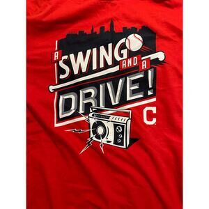 Cleveland Guardians Swing And A Drive Shirt XL